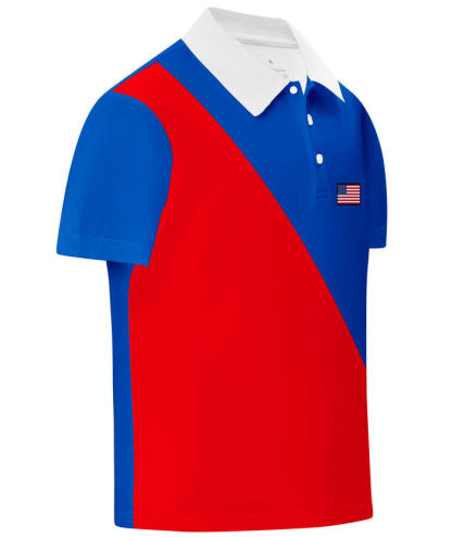 ZITY Kid's Summer Color Block Dri Fit Golf Polo Shirt-CUBPO02402