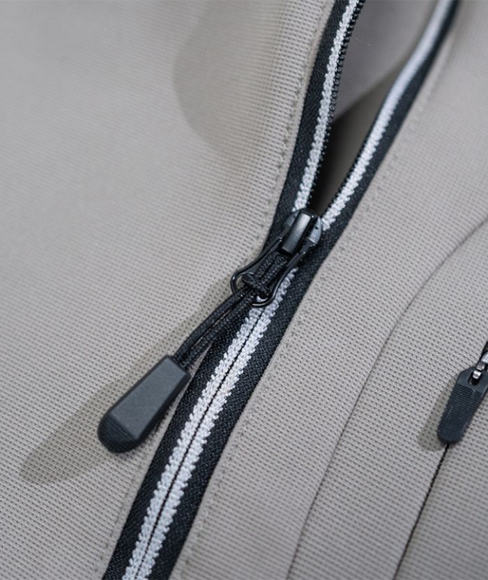 ZITY Men's Quarter Zip Solid Color Hoodie-7390