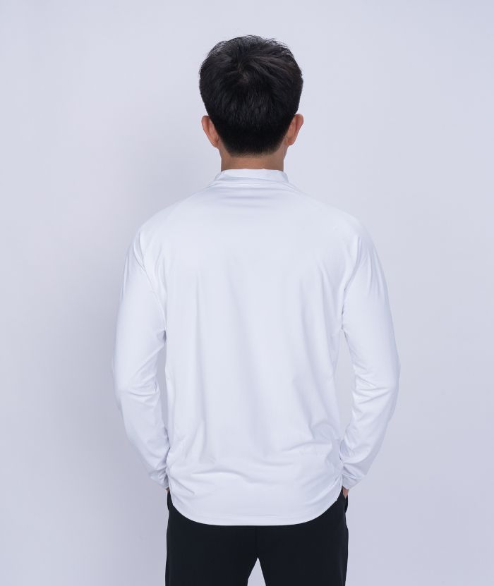 ZITY Men's Long Sleeve Pullover Polo Shirt-88168