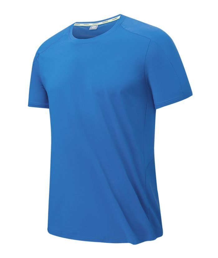 ZITY Men's Summer Slim Fit Solid Color T-Shirt | 8322