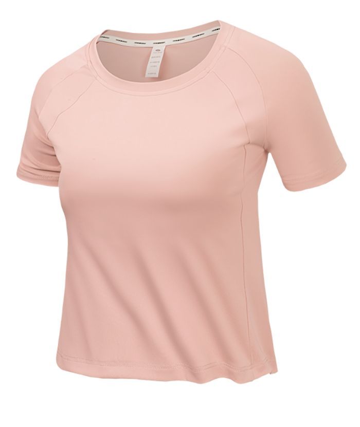 ZITY Women's Solid Color Slim Fit Casual Workout T-Shirt-85002