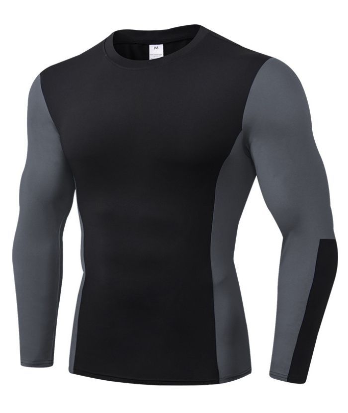 ZITY Men's Dri Fit Sports Long Sleeve T-Shirt-DUMLS05957