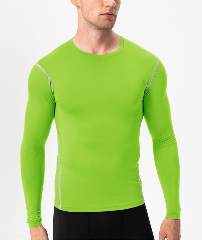 Men's Dri FIt Long Sleeve Slim Fit Compression T-Shirt-DUMLS05948