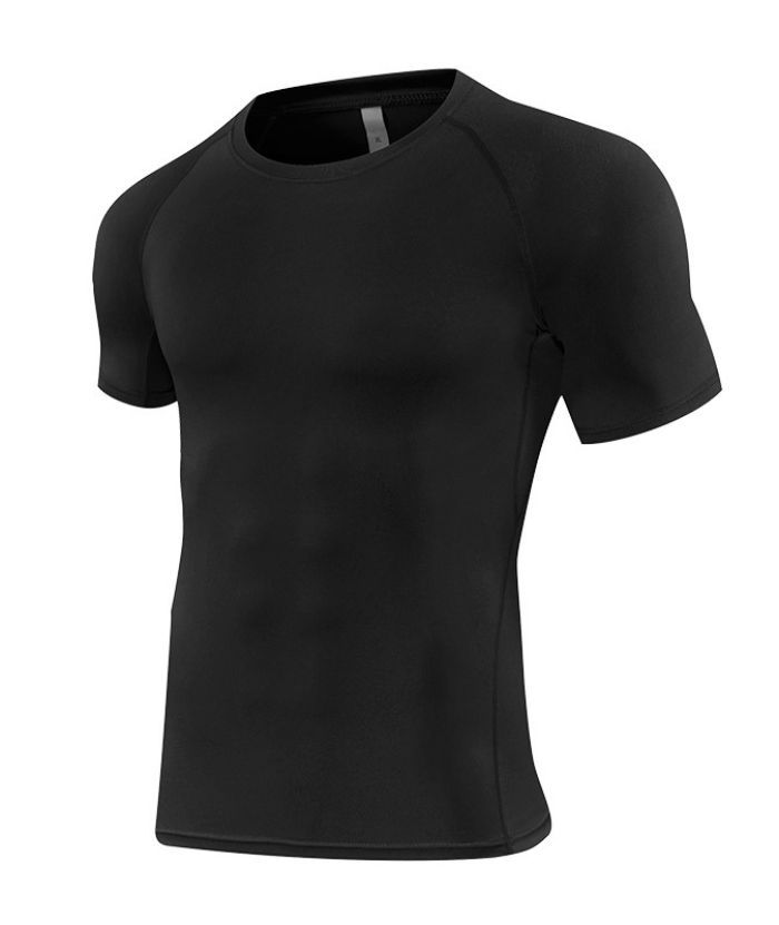 ZITY Men's Athletic Dri Fit Workout Compression T-Shirt-DUMTS05992