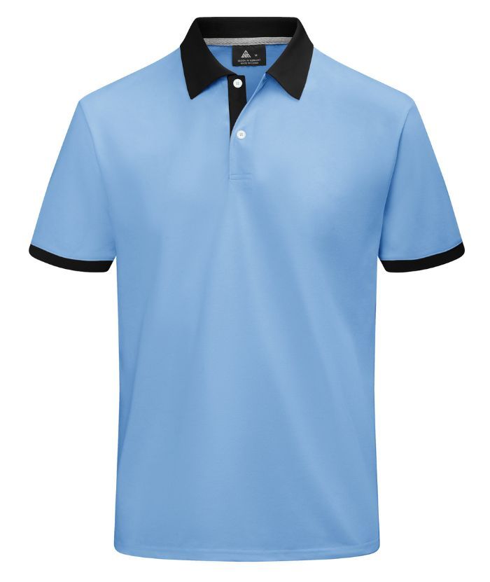 ZITY Men's Solid Color Summer Polo Shirt-CUMPO01043