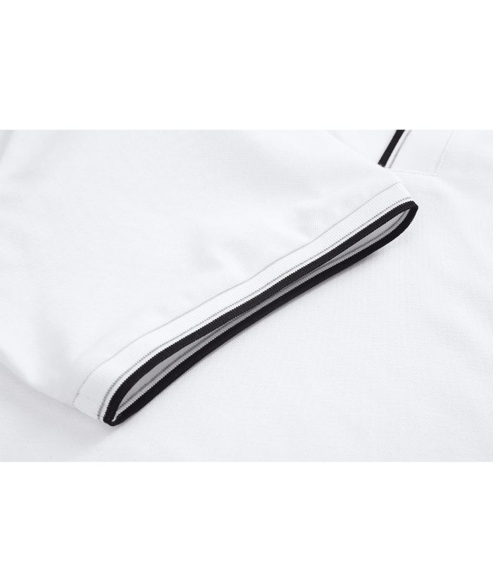 ZITY Men's V Neck Slim Fit Golf Polo Shirt-CUMPO01157