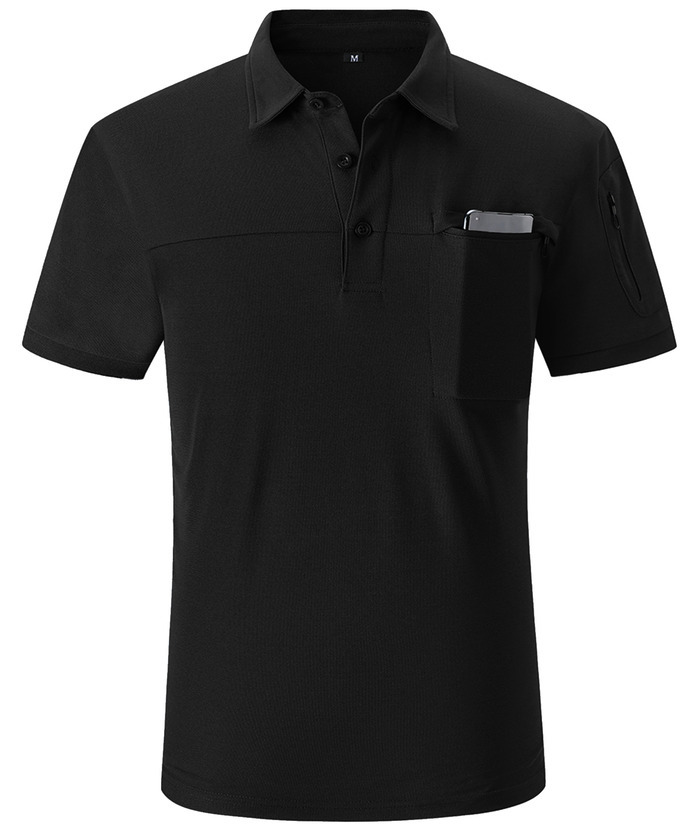ZITY Men's Slim Fit Side Pocket Polo Shirt-APOH700020