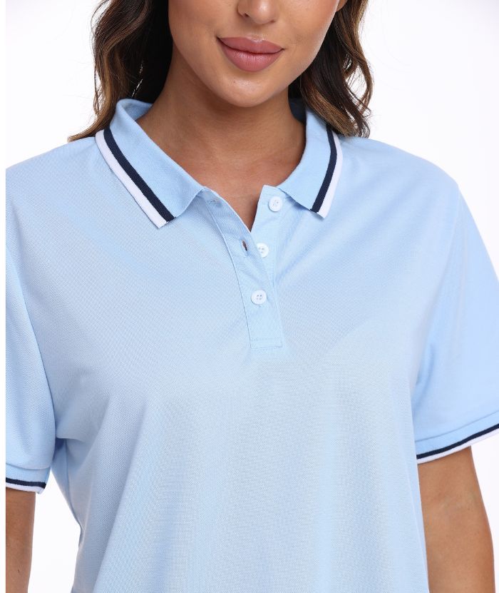 ZITY Women's Casual Summer Slim Fit Golf Polo Shirt-CUWPO02201
