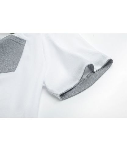 ZITY Men's Slim Fit White Summer T-Shirt-CUMSS02547