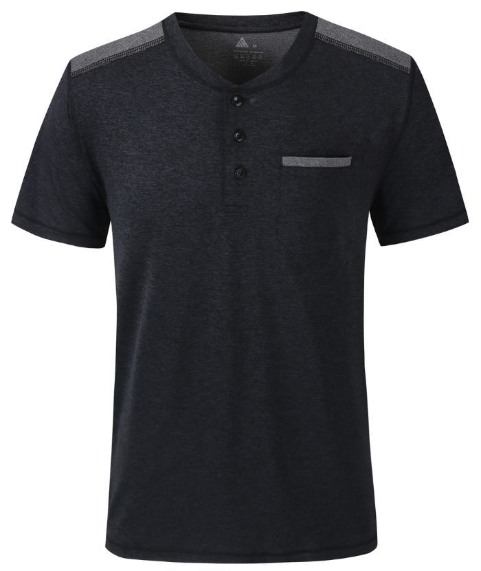 ZITY Men's Slim Fit Chest Pocket Summer T-Shirt-CUMSS01279