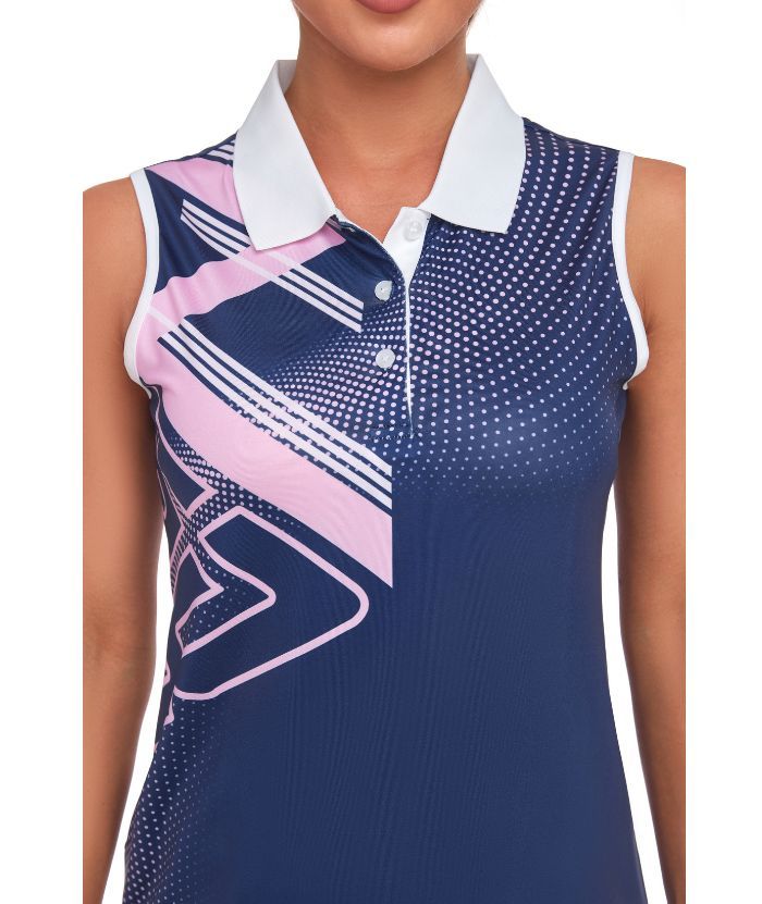 ZITY Women's Sleeveless Golf Polo Shirt-CUWBP02126