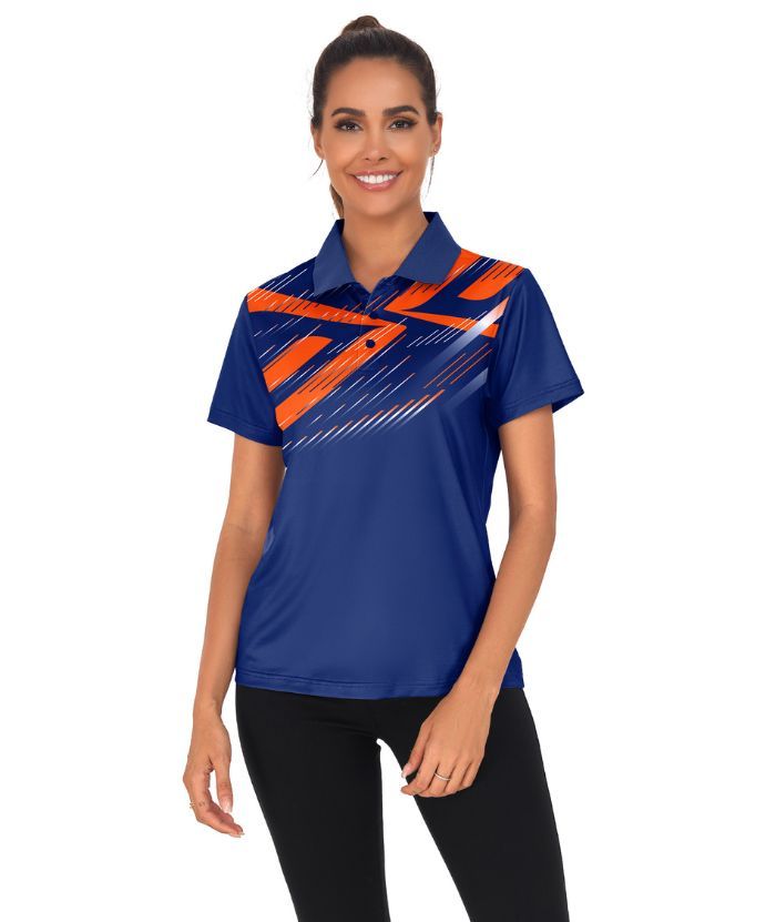 ZITY Women's Slim Fit Golf Polo Shirt-CUWBP02266