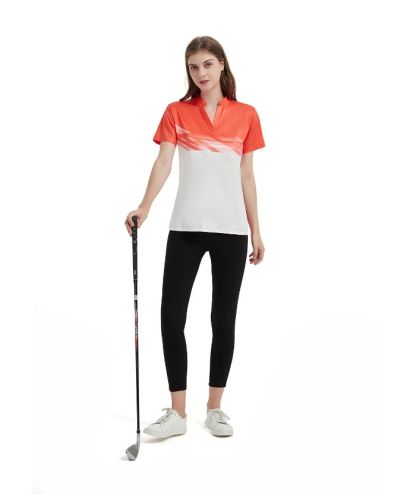 ZITY Women's Summer Slim Fit Athletic Polo Shirt-CFWTX00039