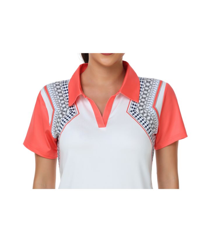 ZITY Women's Athletic Dri Fit Golf Polo Shirt-CUWPO01008