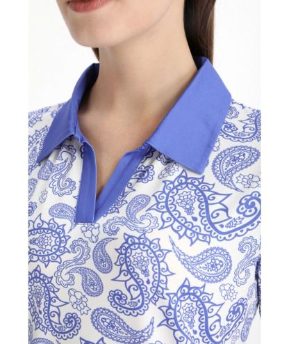 ZITY Women's Dri Fit V Neck Golf Polo Shirt-CFWZZ00031