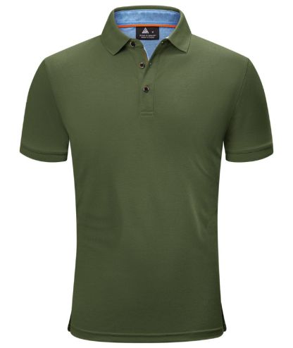 ZITY Men's Button Up Dri Fit Polo Shirt-CEMPO01623