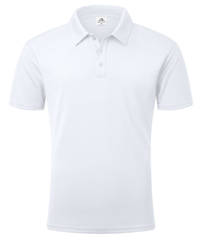 ZITY Men's Button Up Dri Fit Polo Shirt-CUMPO02332