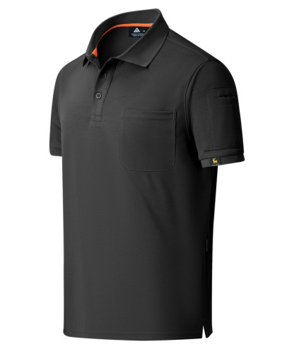ZITY Men's Polo Shirt Short Sleeve 3 Button Loose Fit Golf Shirt-ZPK007931 | Zitysports