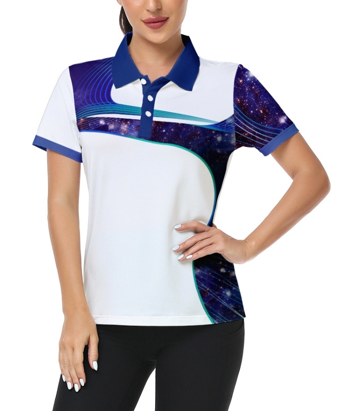 ZITY Women's Plus Size Golf Short Sleeve Quick Dry Tennis Polo Shirt-ZPK010020 | Zitysports