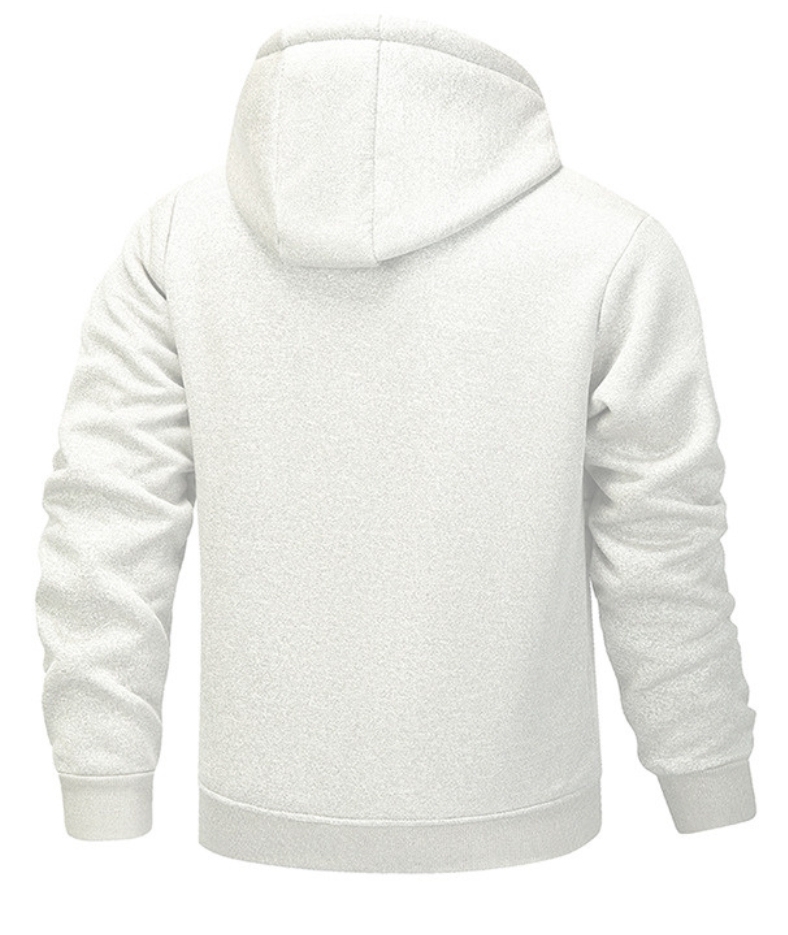 ZITY Men's Fleece Jacket Side Pocket with Zipper Casual Hoodie-DUMFH04877 | Zitysports