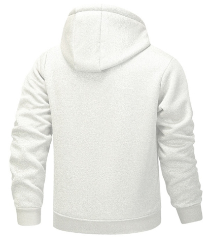 ZITY Men's Fleece Jacket Side Pocket with Zipper Casual Hoodie-DUMFH04877 | Zitysports