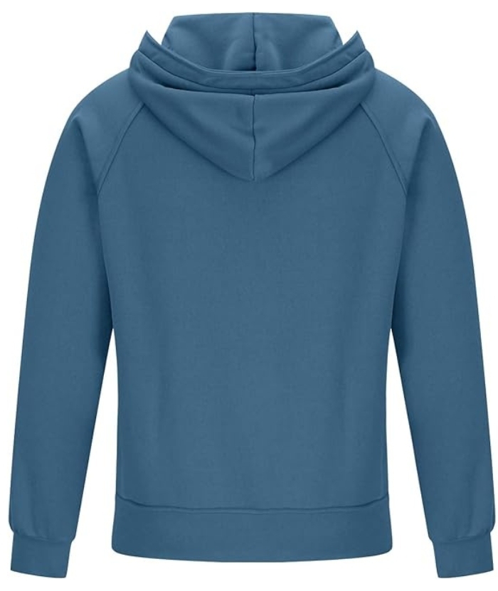 ZITY Men's Half Zipper Vintage Casual Multi-Pockets Hoodie-DUMFH04894 | Zitysports