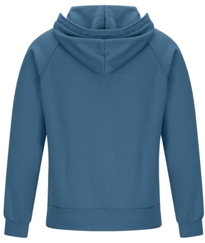 ZITY Men's Half Zipper Vintage Casual Multi-Pockets Hoodie-DUMFH04894 | Zitysports