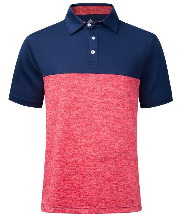 ZITY Men's Color Block Dri Fit Polo Shirt-APOH700109