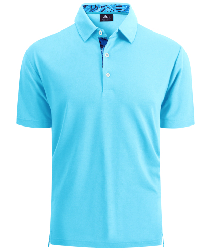 ZITY Men's Button Up Dri Fit Polo Shirt-CFMPO00053