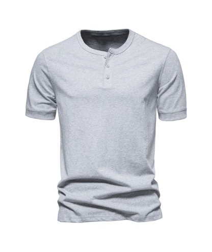 ZITY Men's Cotton Henley Shirt-ZPK010507  | Zitysports