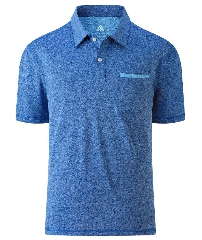 ZITY Men's Moisture Wicking Dri Fit Sports Polo Shirt-ZPK007926