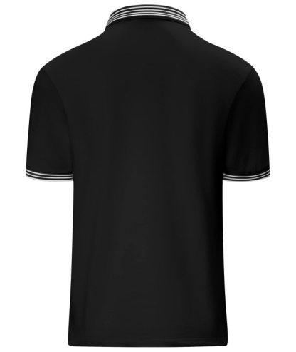 ZITY Men's Zip Up Golf Polo Short Sleeve Moisture Wicking Shirt S-3XL-ZPK007845|Zitysports