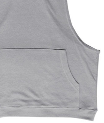 ZITY Men's Slim Fit Sleeveless Gym Hoodie-DUMMG05403|Zitysports