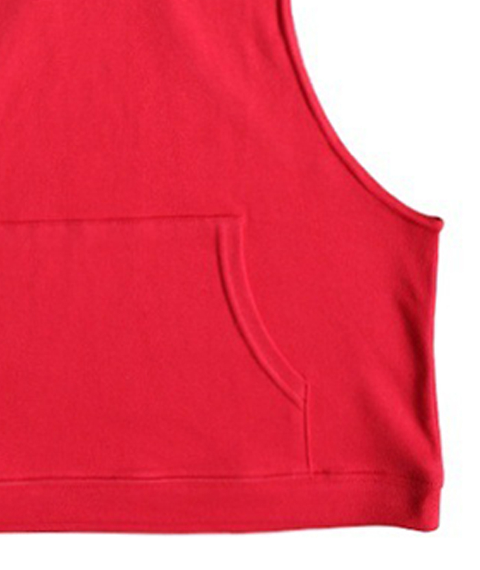 ZITY Men's Slim Fit Sleeveless Gym Hoodie-DUMMG05403|Zitysports