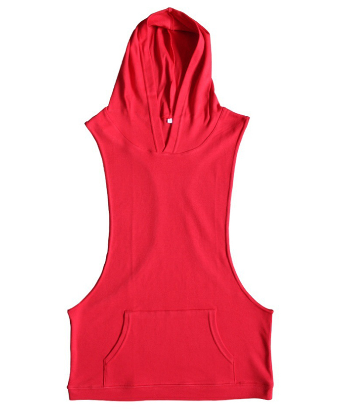 ZITY Men's Slim Fit Sleeveless Gym Hoodie-DUMMG05403|Zitysports