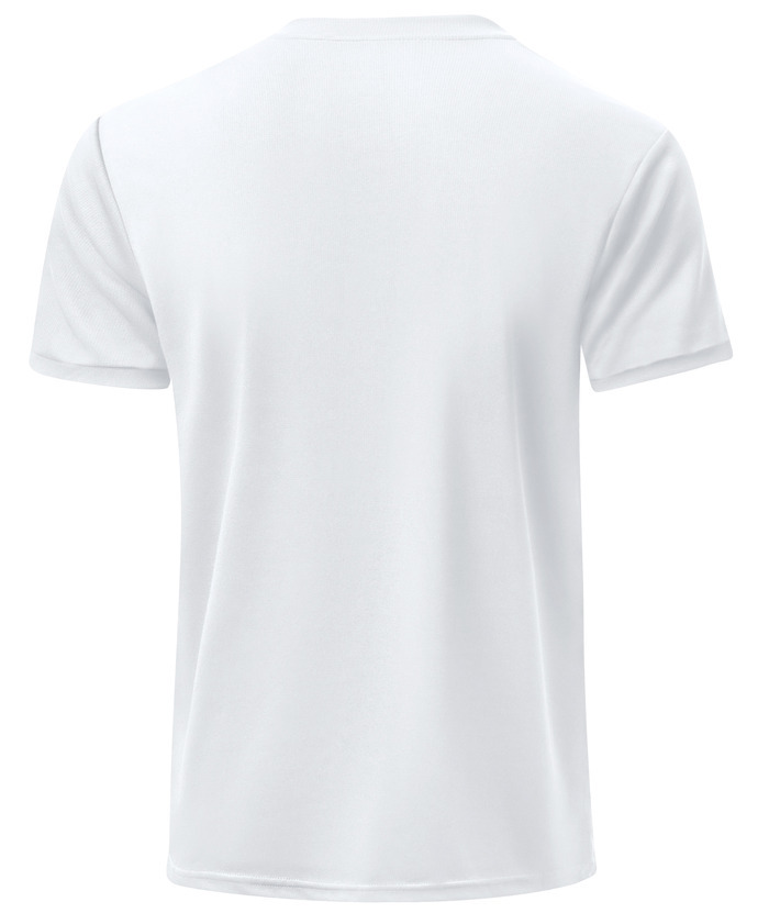 ZITY Men's Dri Fit Button Up Summer T-Shirt-CUMSS01366