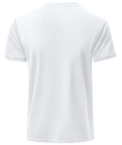 ZITY Men's Dri Fit Button Up Summer T-Shirt-CUMSS01366