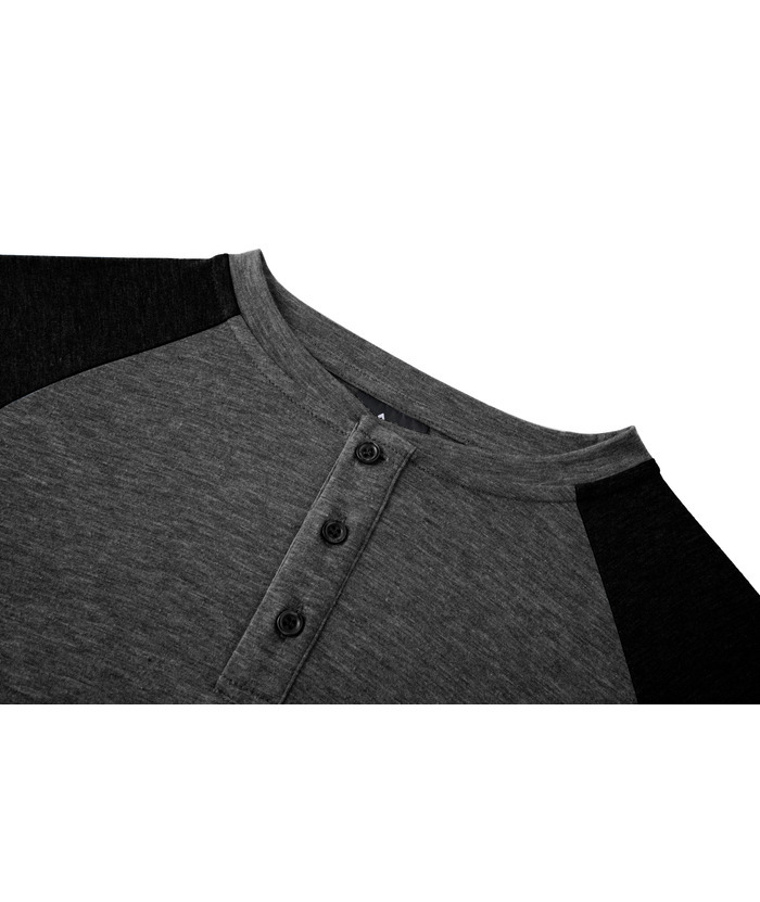ZITY Men's Slim Fit 3 Button Up T-Shirt-CUMSS01447