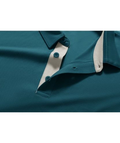 ZITY Men's Button Up Slim Fit Polo Shirt-CUMPO05188