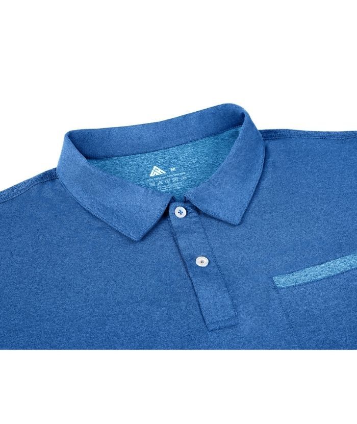 ZITY Men's Moisture Wicking Dri Fit Sports Polo Shirt-ZPK007926