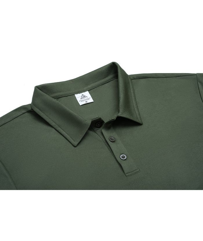 ZITY Men's Button Up Dri Fit Polo Shirt-CUMPO02332