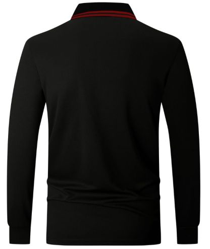 ZITY Men's Dri Fit Long Sleeve Golf Polo Shirt-CEMLP06139