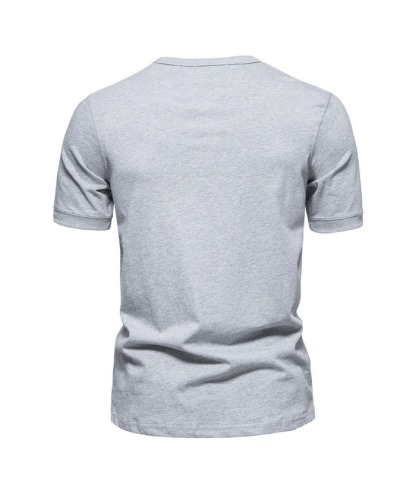 ZITY Men's Cotton Henley Shirt-ZPK010507  | Zitysports