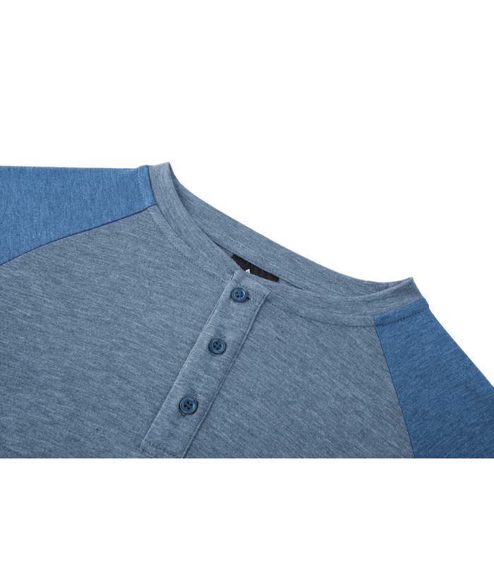ZITY Men's Slim Fit 3 Button Up T-Shirt-CUMSS01447