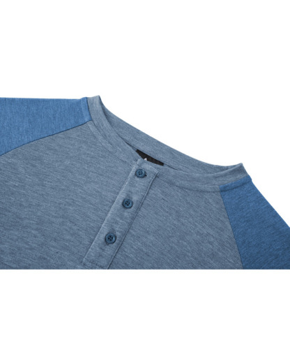 ZITY Men's Slim Fit 3 Button Up T-Shirt-CUMSS01447