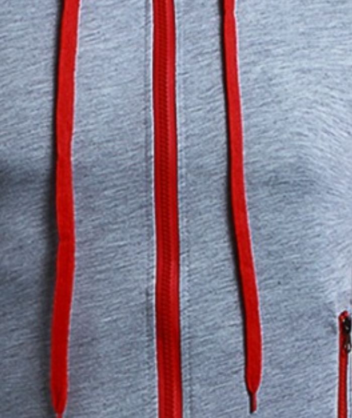 ZITY Men's Zip Up Cotton Sleeveless Hoodie-DUMMG05213|Zitysports