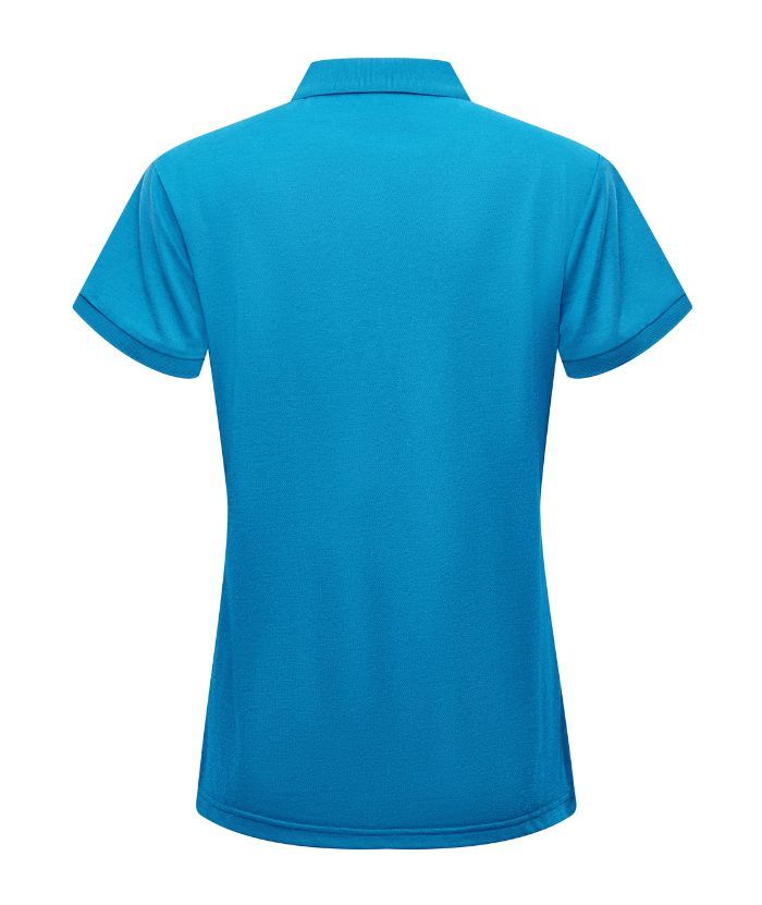 ZITY Women's Quarter Zip Slim Fit Solid Color Polo Shirt-CUWPO01996