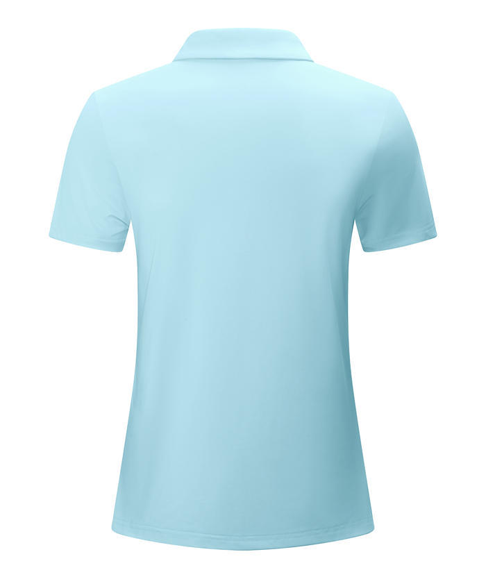 ZITY Women's Solid Color Dri Fit Golf Polo Shirt-CUWPO01308