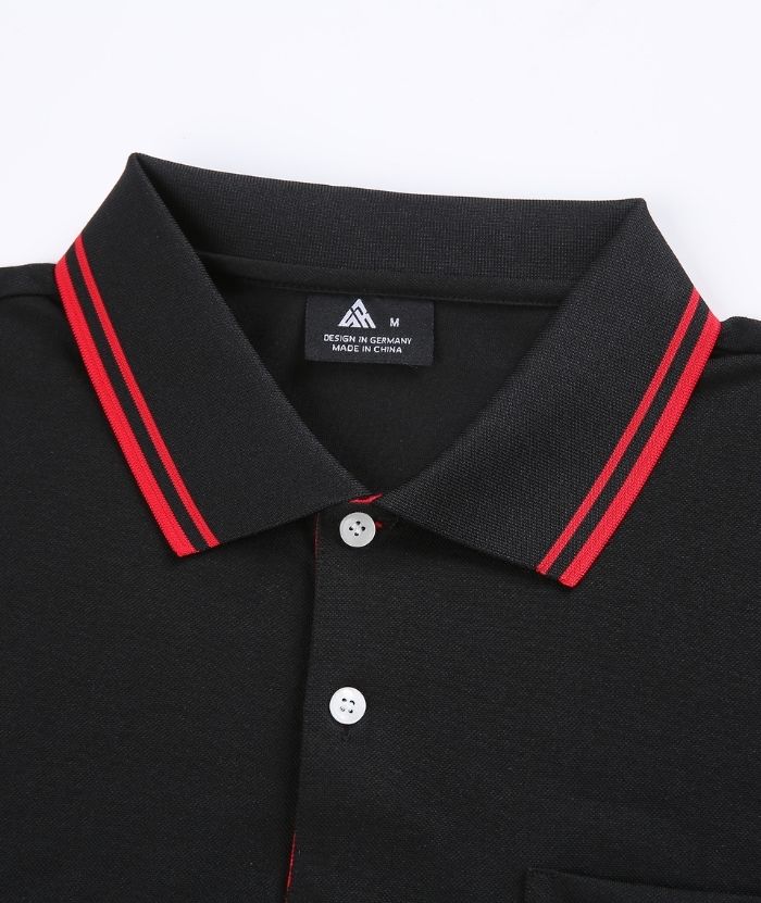 ZITY Men's Button Up Dri Fit Golf Polo Shirt-CFMPO00134