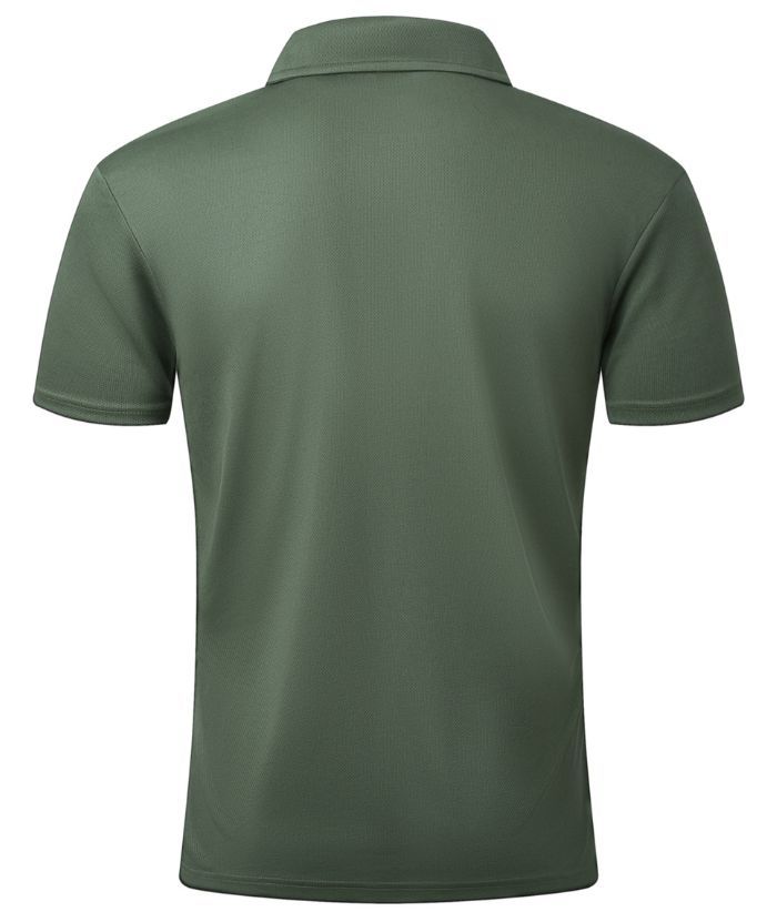 ZITY Men's Button Up Dri Fit Polo Shirt-CUMPO02332